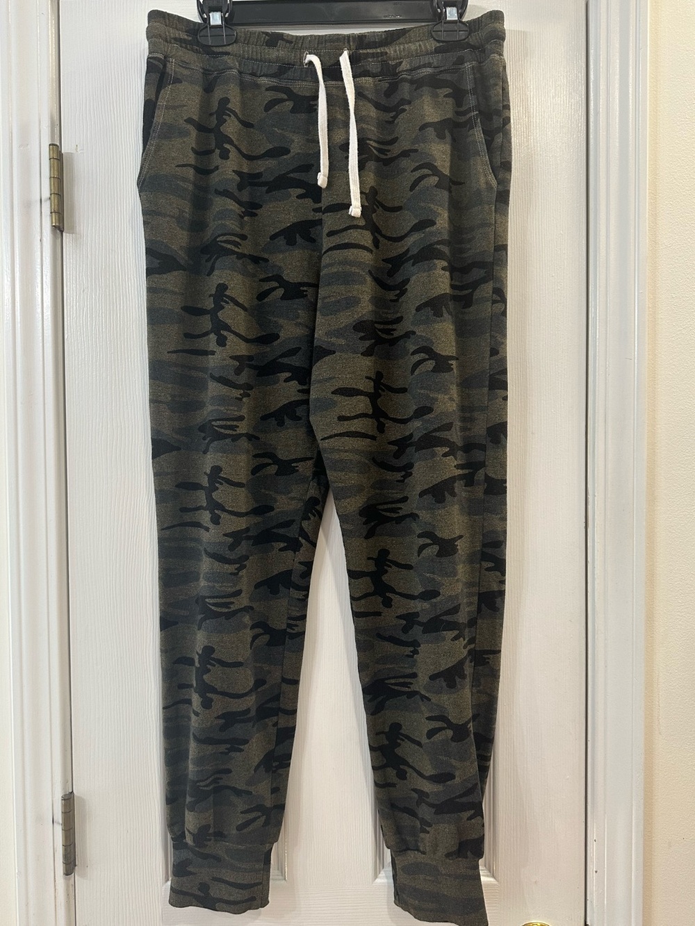Sundry super soft Camouflage drawstring joggers sz XL 14 green, black, gray